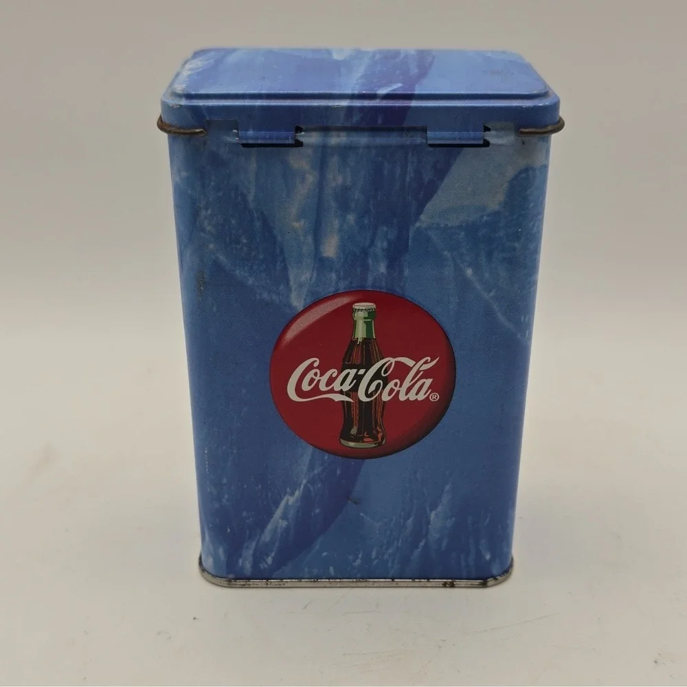 Coca-Cola Bear Metal Tin 2 Pack Collector Cards New Sealed